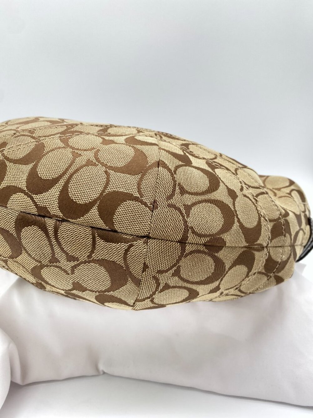 Coach Vintage Soho Signature Large Hobo 10075 Y2K Brown π€ Paris - Picture 8 of 16